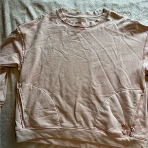 Pink Free People Crewneck